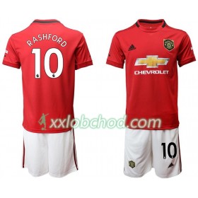 Fotbalové dresy Manchester United Rashford 10 Dětské Domácí Dres 2019/20 Krátký Rukáv
